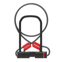 ANTIVOL VELO U 115 X 230MM A CODE ZEFAL TRAZ U13 AVEC CABLE A BOUCLES D10 (RECOMMANDE FUB)