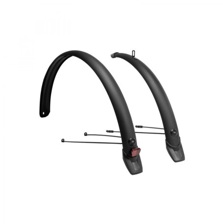 XLC MG-F06 JEU DE GARDE-BOUES 28   58mm NOIR MAT RÃ?FLÃ?CHIS - Tempo XLC5828T/03 58mm - 4055149456436