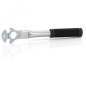 XLC TO-S21 CLÉ PÉDALE CROMO 15/24 mm ARGENT/NOIRE - 2503603400 - 4032191656519