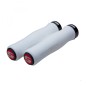 JEU DE POIGNÉES COURBÉES SRAM MOUSSE 129 mm BLANCS/NOIRS - 00.7915.068.090 - 710845667008