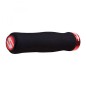 JEU DE POIGNÉES SRAM MOUSSE 129 mm NOIRS/ROUGES - 00.7915.068.070 - 710845666988
