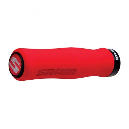 JEU DE POIGNÉES SRAM MOUSSE 129 mm ROUGES/NOIRS - 00.7915.068.080 - 710845666995