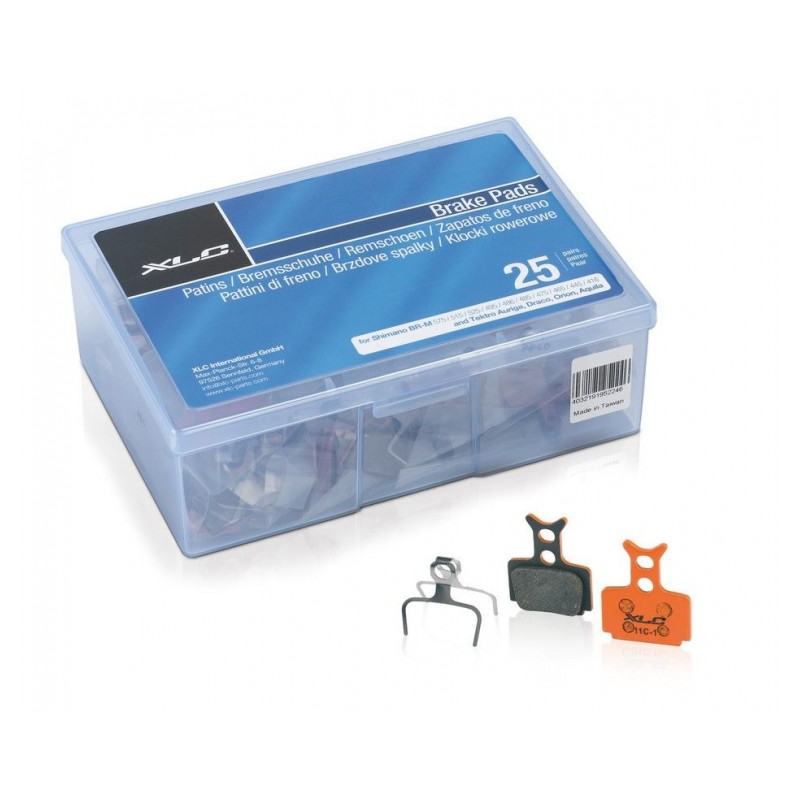 XLC BP-O31 25 JEUX PLAQ.FREIN ORG.P/FORMULA MEGA ONE ORANGE - 2039603005 - 4055149338480