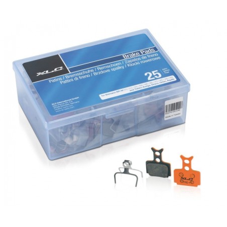 XLC BP-O31 25 JEUX PLAQ.FREIN ORG.P/FORMULA MEGA ONE ORANGE - 2039603005 - 4055149338480