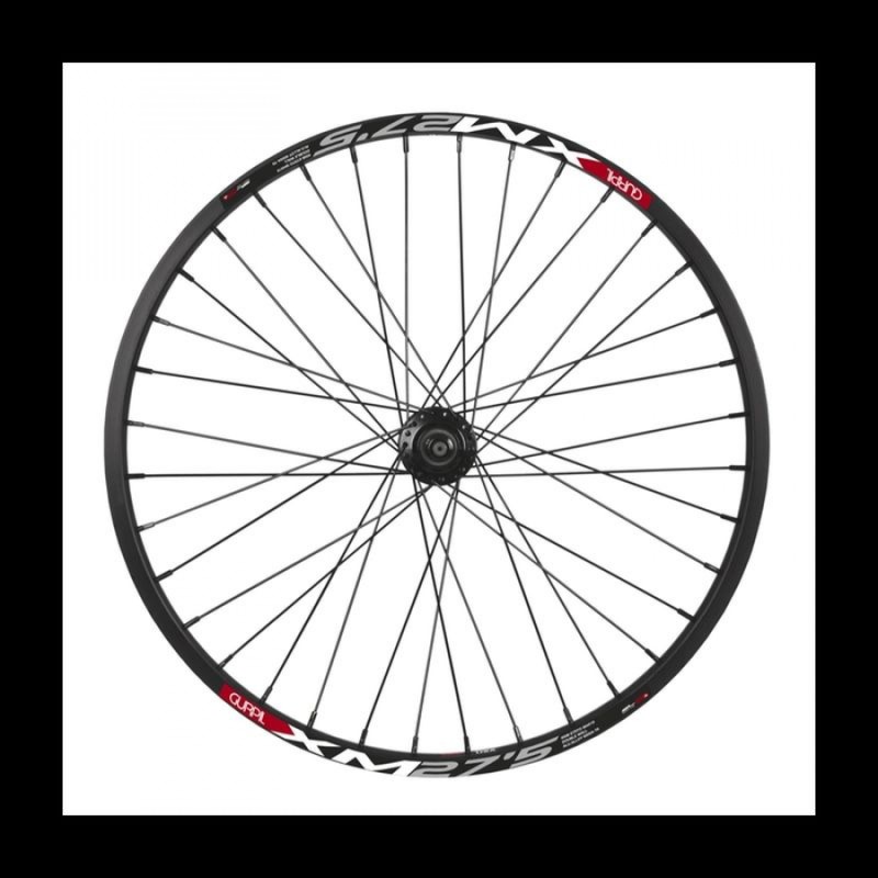 ROUE ARRIÈRE XM 27.5 V-BRAKE NOIRE/RAYONS NOIRS - 502005 - 8420015020053