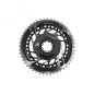 JEU DE PLATEAUX SRAM RED 50/37 DENTS DM 12V ALU GRIS - 00.6218.017.002 - 710845825774