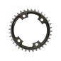 PLATEAU SRAM X-SYNC ROUTE 44D BCD 107mm 12V ALUMINIUM NOIR - 00.6218.014.000 - 710845825590