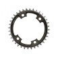 PLATEAU SRAM X-SYNC ROUTE 46D BCD 107mm 12V ALUMINIUM NOIR - 00.6218.014.001 - 710845825606