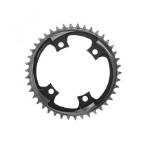 PLATEAU SRAM X-SYNC ROUTE 40D BCD107mm 12V ALU GRIS POL/NOIR - 00.6218.014.002 - 710845825613