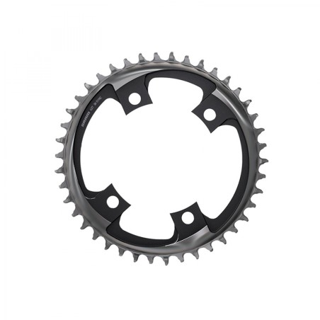 PLATEAU SRAM X-SYNC ROUTE 44D BCD107mm 12V ALU GRIS POL/NOIR - 00.6218.014.004 - 710845825637