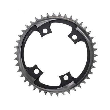 PLATEAU SRAM X-SYNC ROUTE 46D BCD107mm 12V ALU GRIS POL/NOIR - 00.6218.014.005 - 710845825644