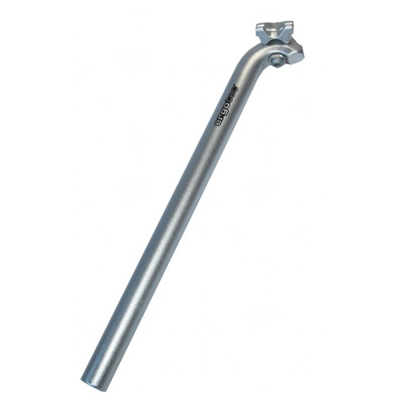 TIGE DE SELLE ERGOTEC PATENT HOOK ALU 400mm-27.2 ARGENT - 57772001 - 4016538030453
