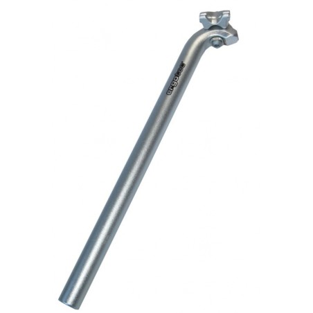 TIGE DE SELLE ERGOTEC PATENT HOOK ALU 400mm-27.2 ARGENT - 57772001 - 4016538030453