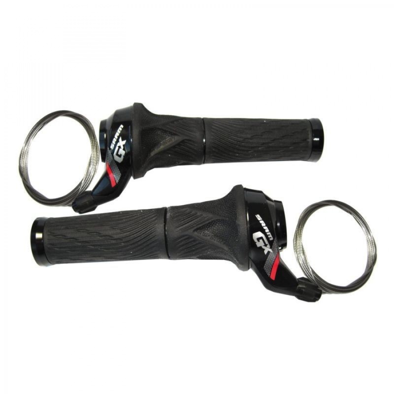 MANETTE SRAM GX GRIP SHIFT 2V.AVANT ROUGE - 00.7018.207.004 - 710845771699