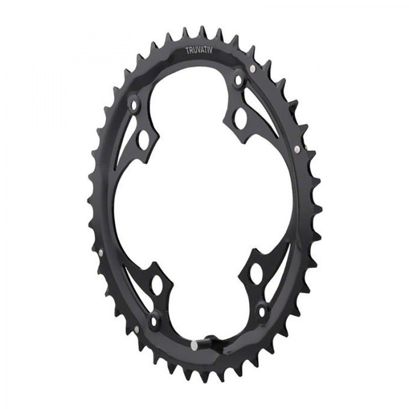 PLATEAU SRAM TRUVATIV VTT ACIER 104 mm 4 BRANCHES 44D NR MAT - 11.6215.015.000 - 710845408205