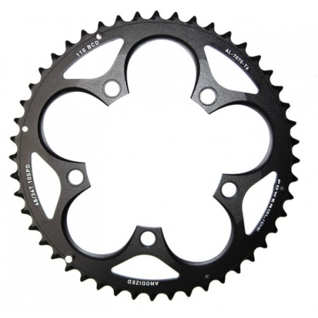 PLATEAU SRAM TRUVATIV ROAD GXP 110mm 5 BRANCHES 48D ALU.NOIR - 11.6215.197.090 - 710845674761