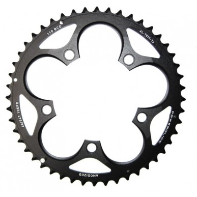 PLATEAU SRAM TRUVATIV ROAD GXP 110mm 5 BRANCHES 48D ALU.NOIR - 11.6215.197.090 - 710845674761