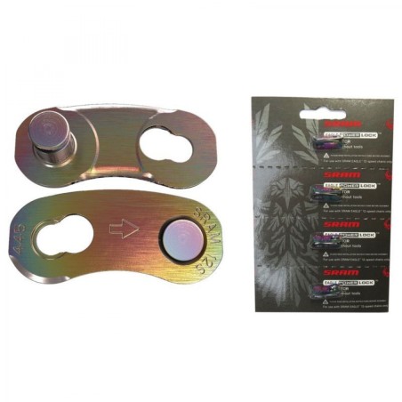 CONNECTEUR CHAÎNE SRAM EAGLE POWERLOCK 12V ARC-EN-CIEL (4 U) - 00.2518.027.003 - 710845791048