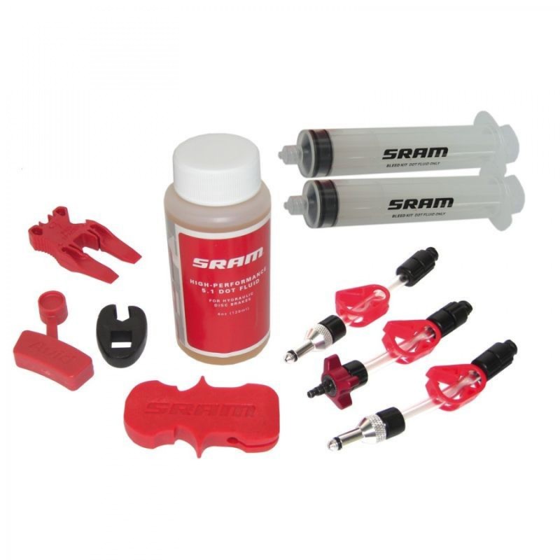 KIT DE PURGE DE FREIN À DISQUE SRAM A1 LIQUIDE DOT 5.1 - 00.5318.016.000 - 710845764714