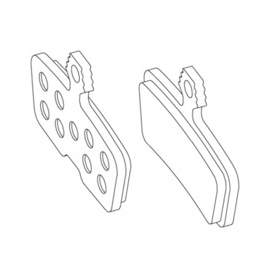 J.PLA.FREIN SRAM AVID CODE BT MÉTALLIQUE/ACIER (20 PAIRES) - 11.5015.069.170 - 710845656095