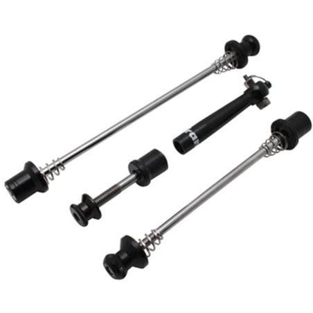 BLOCAGE ANTIVOL DE ROUE AVANT-ARRIERE   TIGE DE SELLE NEWTON NOIR (KIT 3 PIECES)