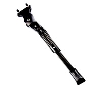 BEQUILLE VELO LATERALE REGLABLE 24/28'' ALU NOIR RENFORCEE E BIKE/VAE