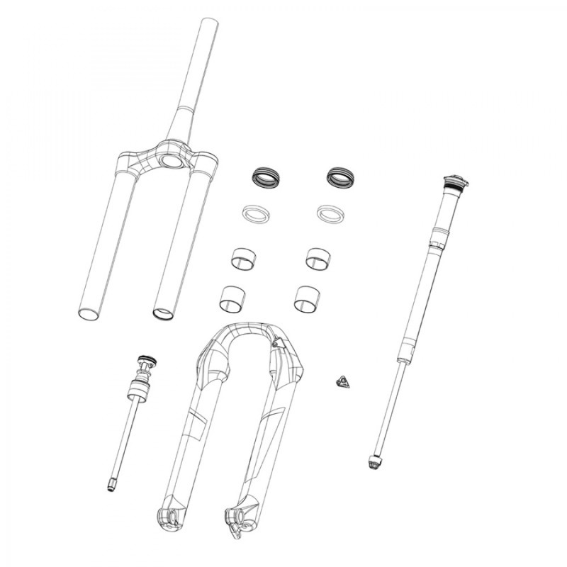 PISTON AIR ROCKSHOX DEBON 150mm P/DOMAIN B1(2022)27/29   38m - 11.4018.111.015 - 710845870446