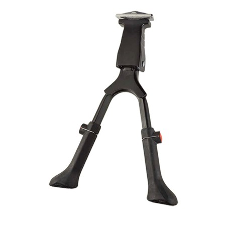 BEQUILLE VELO A 2 PIEDS REGLABLE 24/29'' OPTIMIZ ALU NOIR