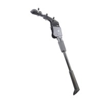 BEQUILLE VELO LATERALE REGLABLE 26/28" OPTIMIZ ALU NOIR (FIXATION SUR HAUBAN)