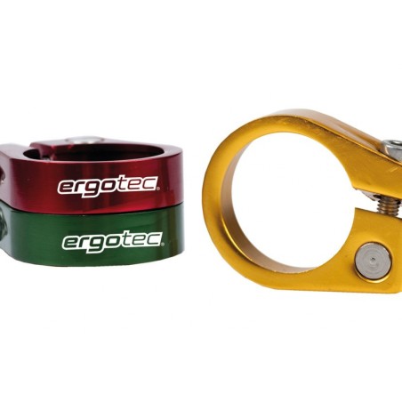 COLLIER TIGE SELLE ERGOTEC ALU VIS ALLEN 34.9 ROUGE ANODISÉ - 63696001 - 4016538082124