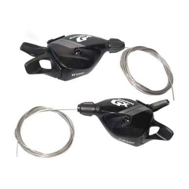 JEU DE MANETTES SRAM TRIGGER GX 2x11 NOIRES - 00.7018.209.000 - 710845771750