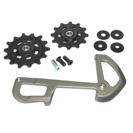 JEU ROULETTES X-SYNC CAGE SRAM P/DÉR.ARRIÈRE X01 12V GRISES - 11.7518.078.010 - 710845785443