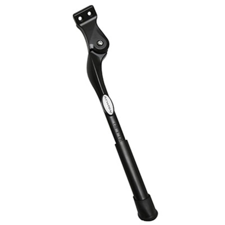 BEQUILLE VELO LATERALE ARRIERE NEWTON 24-29'' NOIRE REGLABLE FIXATION 2 VIS SUR BASE ENTRAXE 18mm