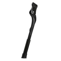 BEQUILLE VELO LATERALE ARRIERE NEWTON 24-29'' NOIRE REGLABLE FIXATION 2 VIS SUR BASE ENTRAXE 18mm