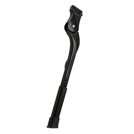 BEQUILLE VELO LATERALE ARRIERE NEWTON 24-29'' NOIRE REGLABLE FIXATION 2 VIS SUR BASE ENTRAXE 18mm