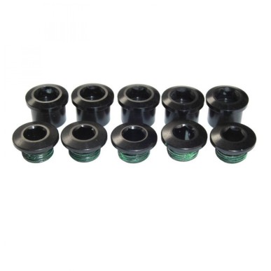 VIS DE PLATEAU SRAM TRUVATIV XX ALUMINIUM NOIR 5 UNITÉS - 11.6915.009.000 - 710845408854