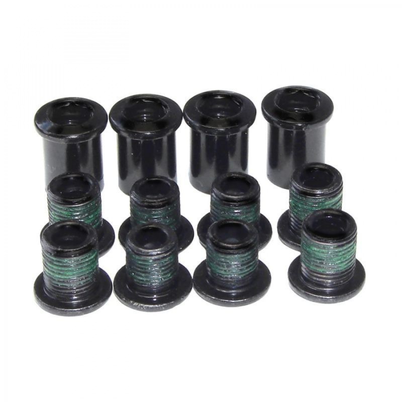 JEU VIS PLATEAU SRAM 4 BRANCHES BOULE RG LONG STEEL NOIR - 11.6915.017.000 - 710845414183