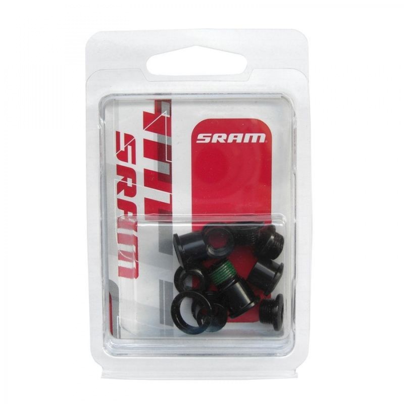 JEU VIS MANIVELLE SRAM RED VIS CACHÉ 5 BRANCHES ALU NOIR - 11.6918.000.001 - 710845711343