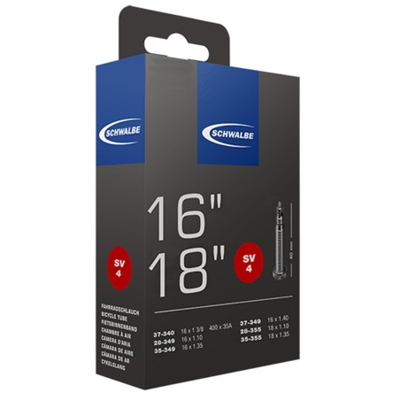 CHAMBRE A AIR VTT/TRADI 400A (16/18"x1.10/1.35) VP SCHWALBE SV4