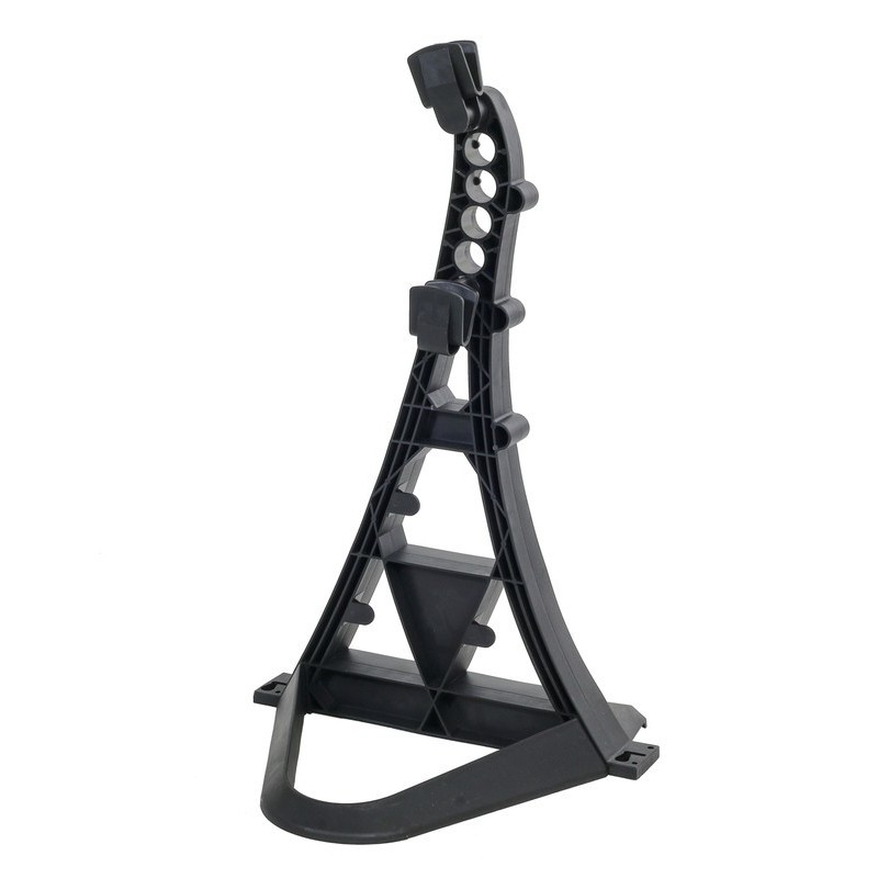 SUPPORT VÉLO TURRIX PLASTIQUE RÉGLABLE UNIVERSEL NOIR - 0698 E1 - 4021834069809