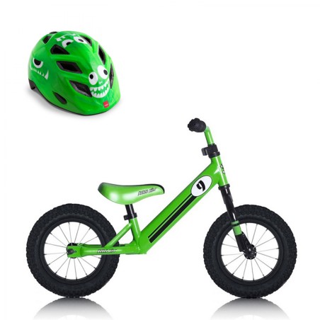 DRAISIENNE REBELKIDZ AIR RACING 12,5" ACIER VERT - RKBK30RGAI - 848165000899