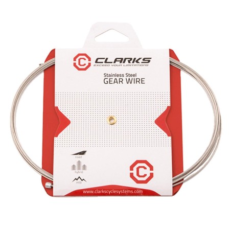 CABLE DERAILLEUR INOX CLARKS L3.00M TANDEM (VENDU A L'UNITE)