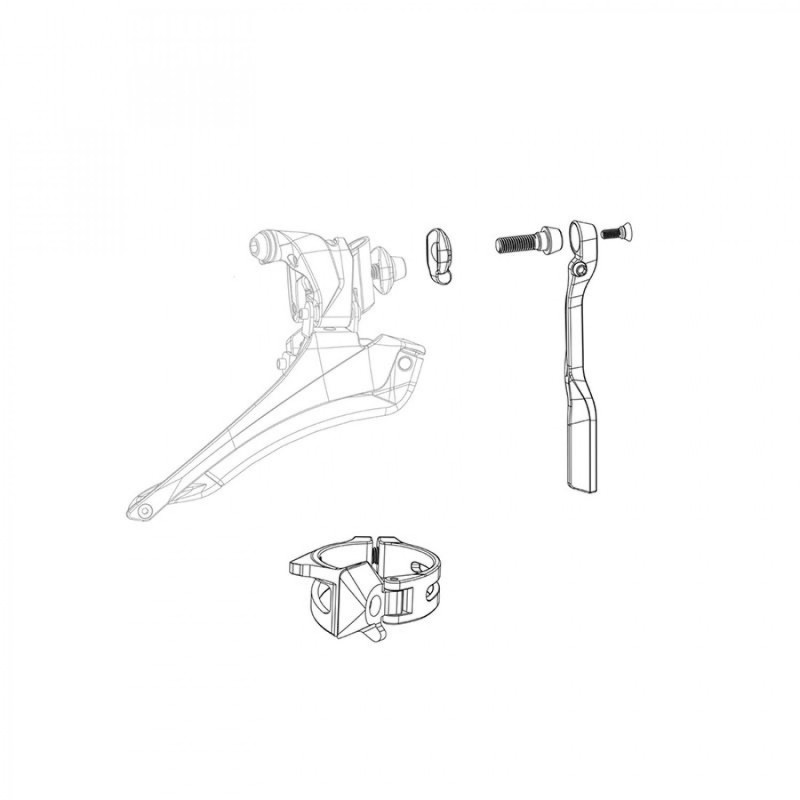 KIT PIÈCES RECHANGE SRAM P/DÉRAILLEUR AVANT FORCE ETAP AXS - 11.7618.007.001 - 710845824661