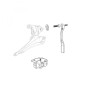 KIT PIÈCES RECHANGE SRAM P/DÉRAILLEUR AVANT FORCE ETAP AXS - 11.7618.007.001 - 710845824661