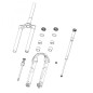KIT LEVIER BLOCAGE ROCKSHOX CROWN RC FOURCHE DOMAIN B1(2022) - 11.4018.082.030 - 710845870477