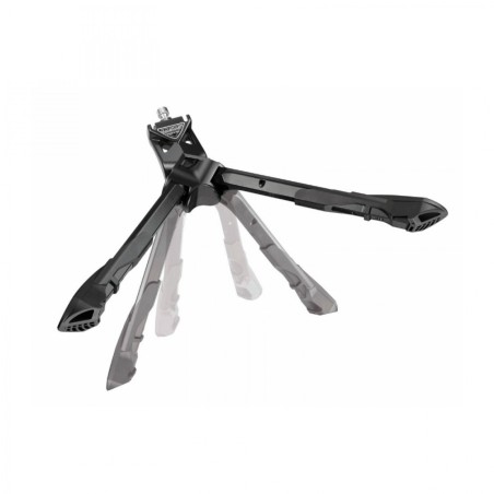 BEQUILLE VELO DOUBLE CENTRALE URSUS JUMBO 28"-700 PLIABLE ALU NOIR (300mm) - SUPPORTE POIDS 100KGS (LIVRE SUR CARTE)