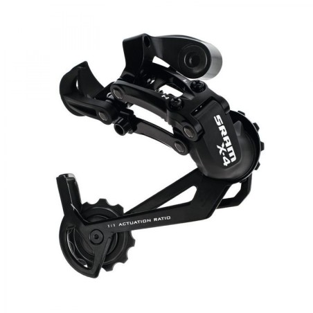 DÉRAILLEUR ARRIÈRE SRAM X4 CHAPE LONGUE NOIR - 00.7515.033.000 - 710845609671