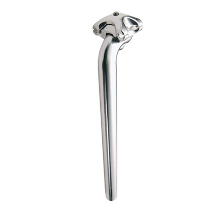 TIGE DE SELLE D25.4 ALU L350 ROUTE/VTT  OPTIMIZ ARGENT
