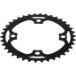 PLATEAU SRAM TRUVATIV  104 BCD 4 BRANCHES 38 DENTS ALU NOIR - 11.6215.113.000 - 710845414800