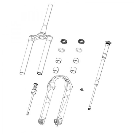 KIT VIS MONTAGE ROCKSHOX POUR FOURCHE 35G/35S/DOMAIN B1 - 11.4018.124.000 - 710845870651